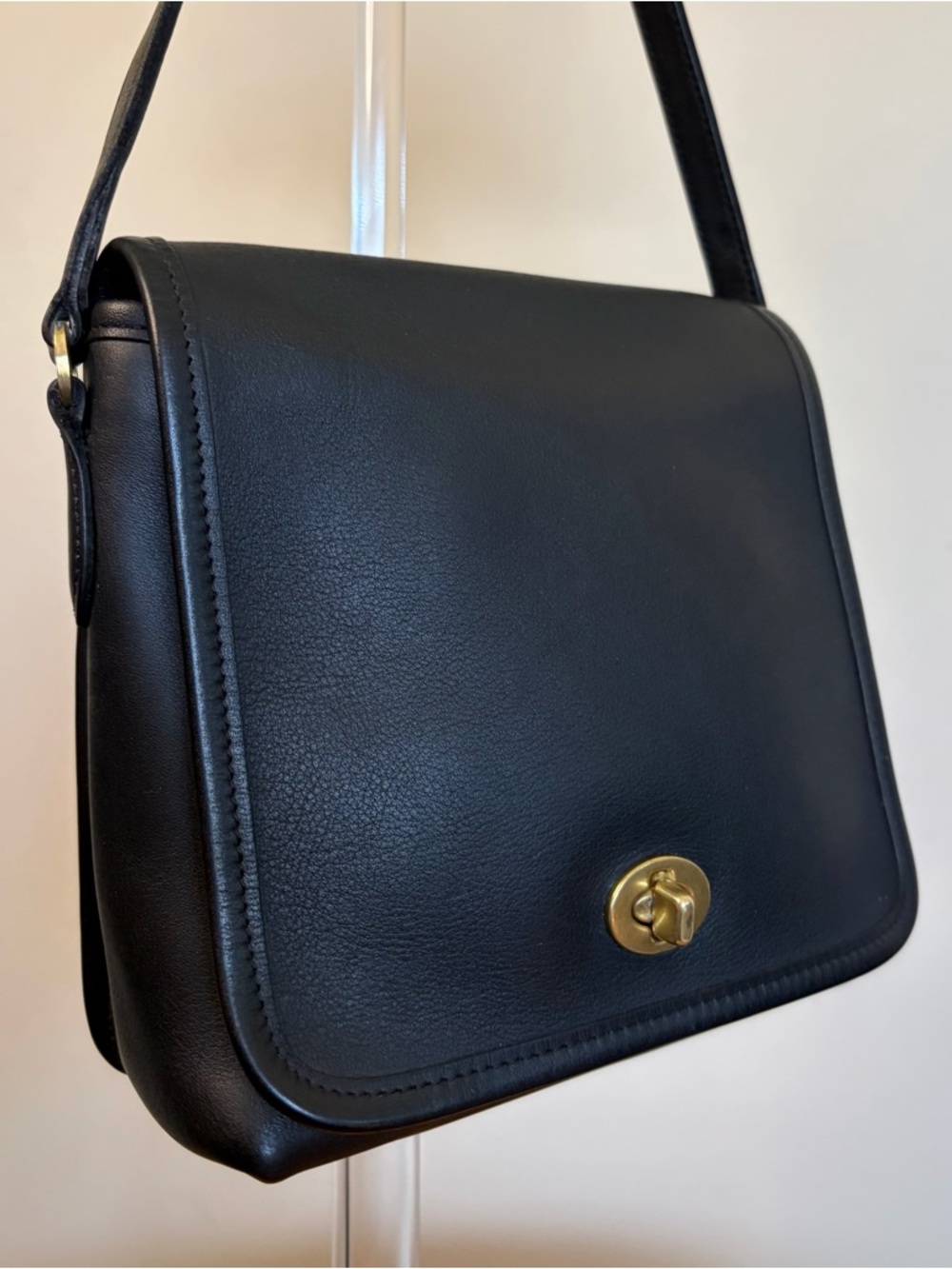 Vintage COACH Patrol Companion Bag Black Crossbody Costa Rica 9076 EUC - Picture 5 of 17